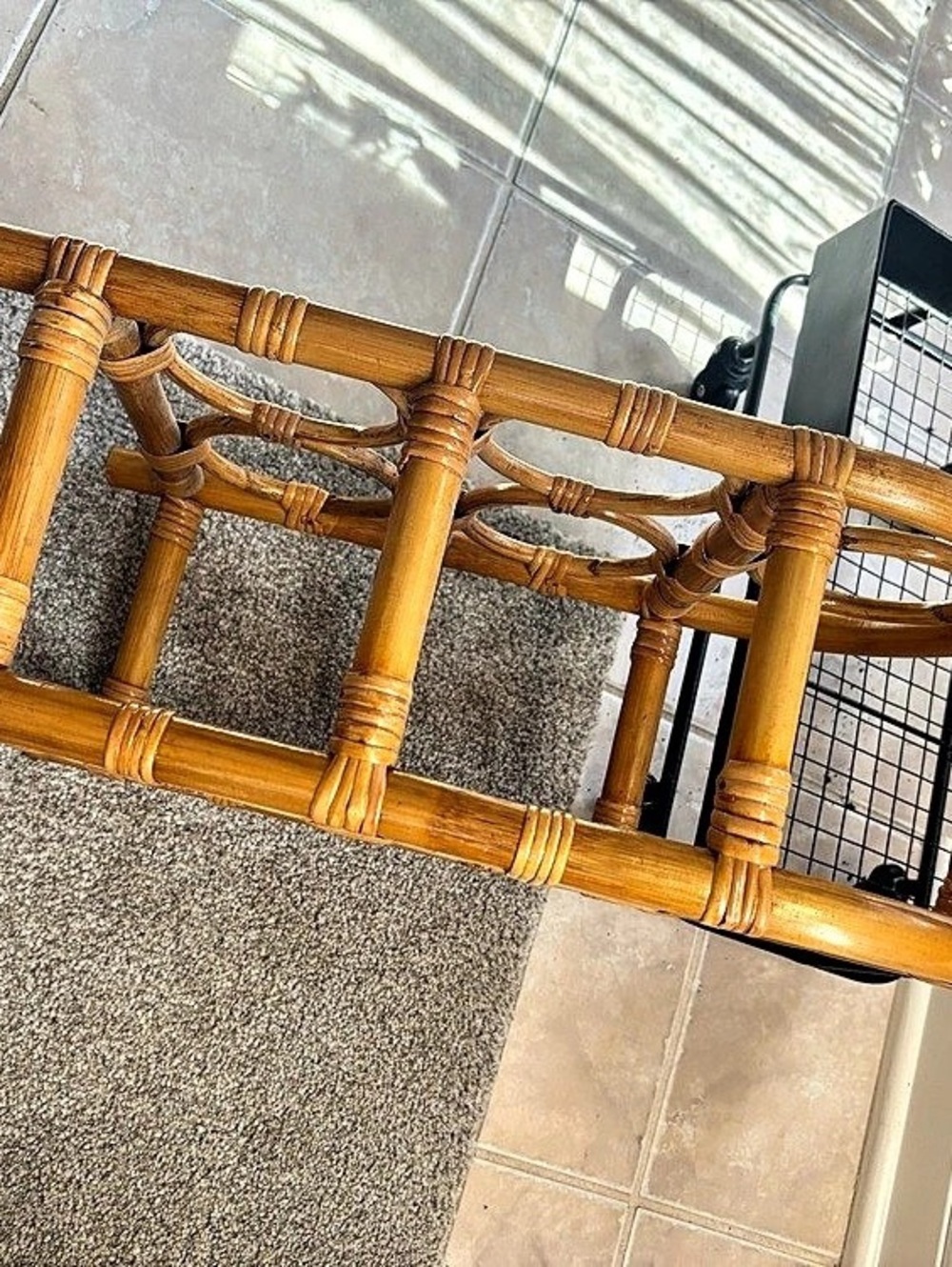 Rattan Wine Rack - Picture 7 of 10